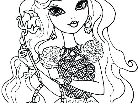 440x330 Monster High Coloring Pages Online The Royal Rebel Ever After