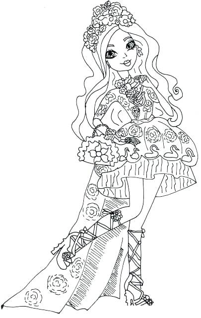405x640 Ever After High Coloring Pages Briar Beauty Transasia