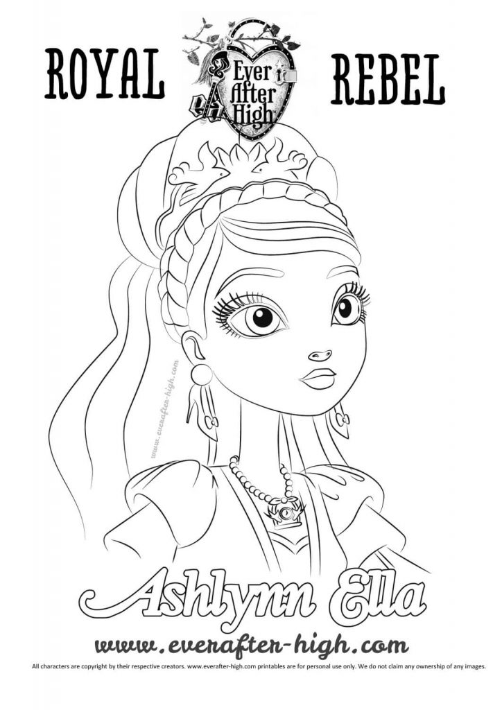 724x1024 Ever After High Coloring Pages Breathtaking Madeline Hatter Kitty