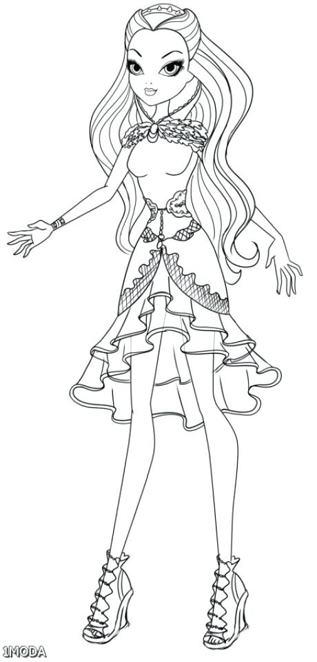 460x960 Ever After High Coloring Pages Kitty Cheshire Get This For Girls