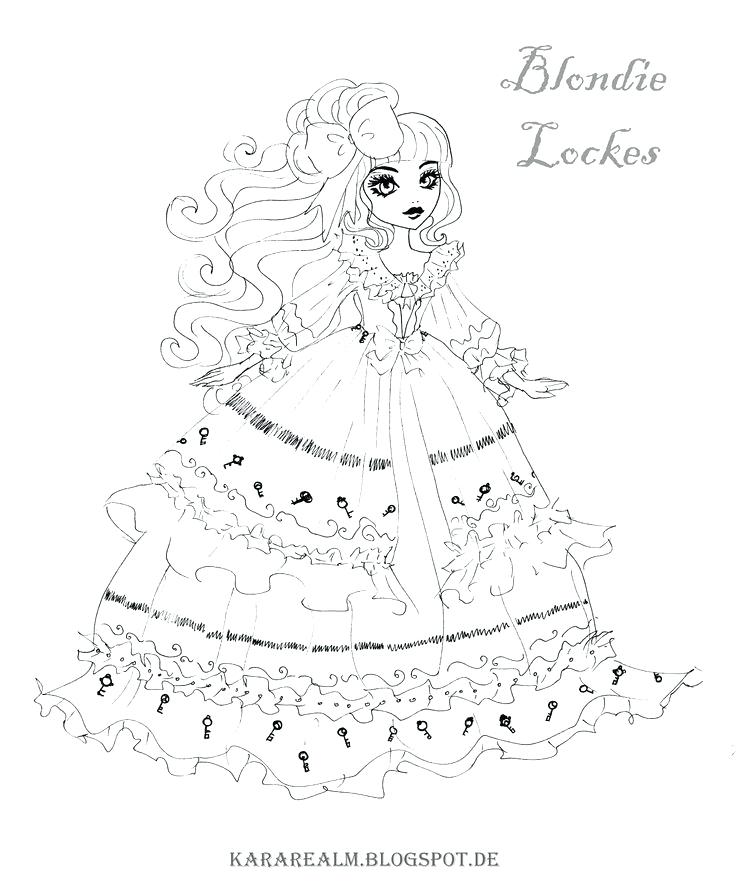 736x884 Ever After High Coloring Pages 28 Also Ever After High Girls Top