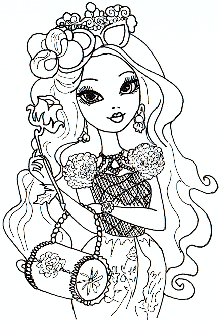 435x640 Lots Of Free Printable Ever After High Coloring Pages Briar