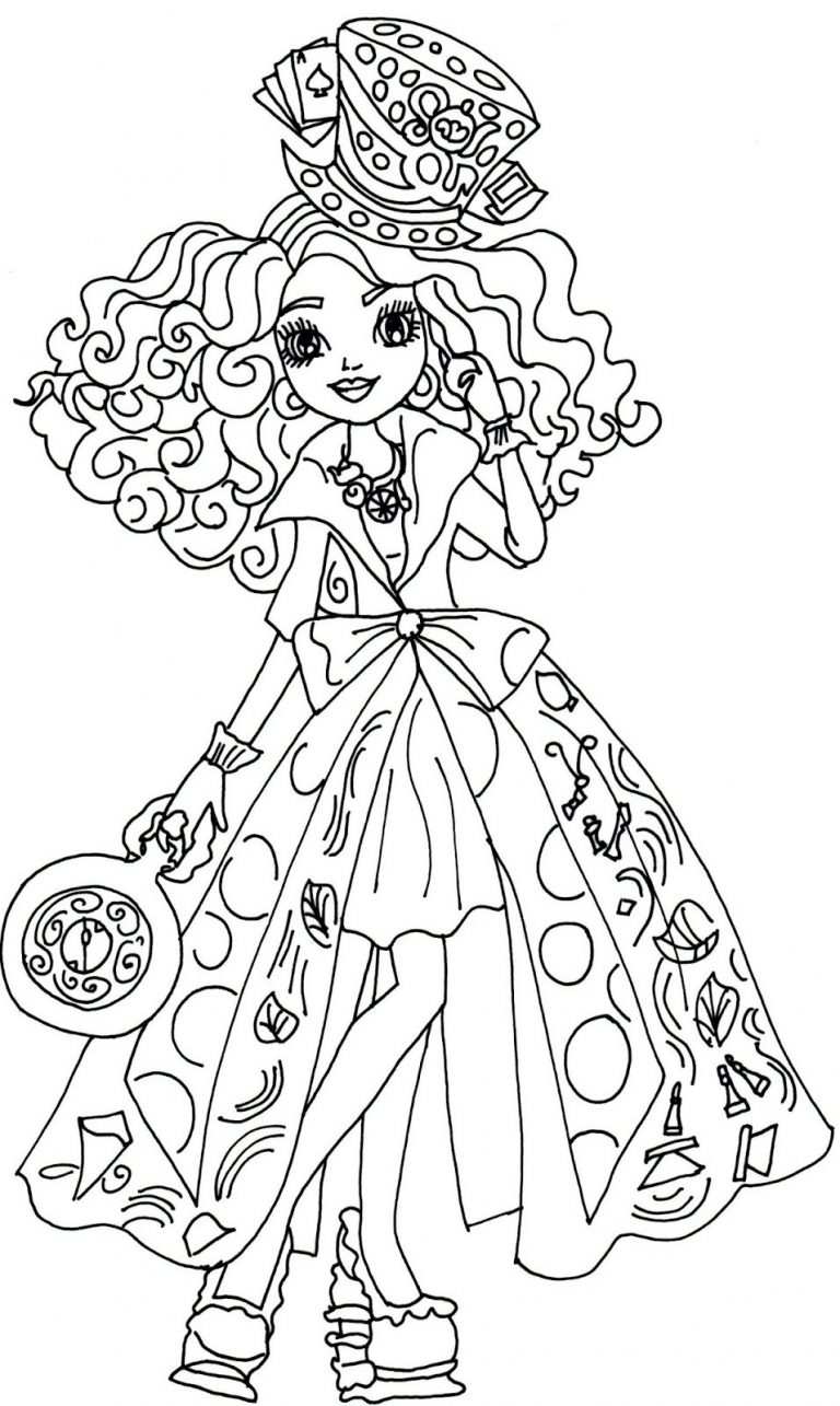 768x1285 Ever After High Coloring Pages Bunny Blanc Fresh Best Of Free