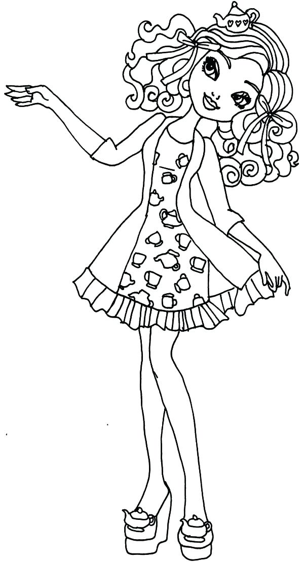 600x1108 Madeline Coloring Pages Ever After High Coloring Pages Madeline