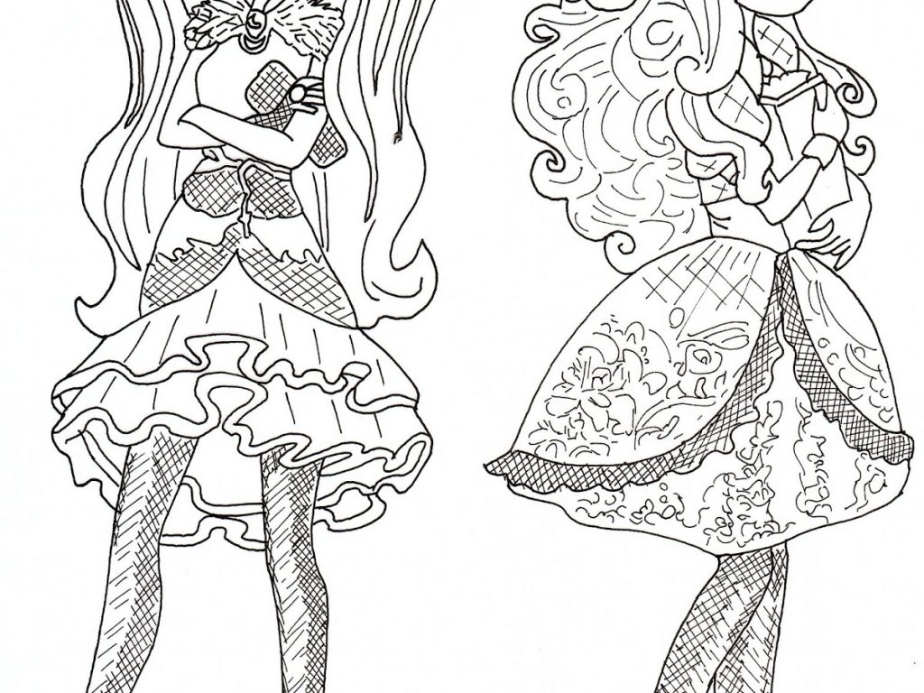 1024x768 Delightful Ideas Ever After High Coloring Pages Ever After High