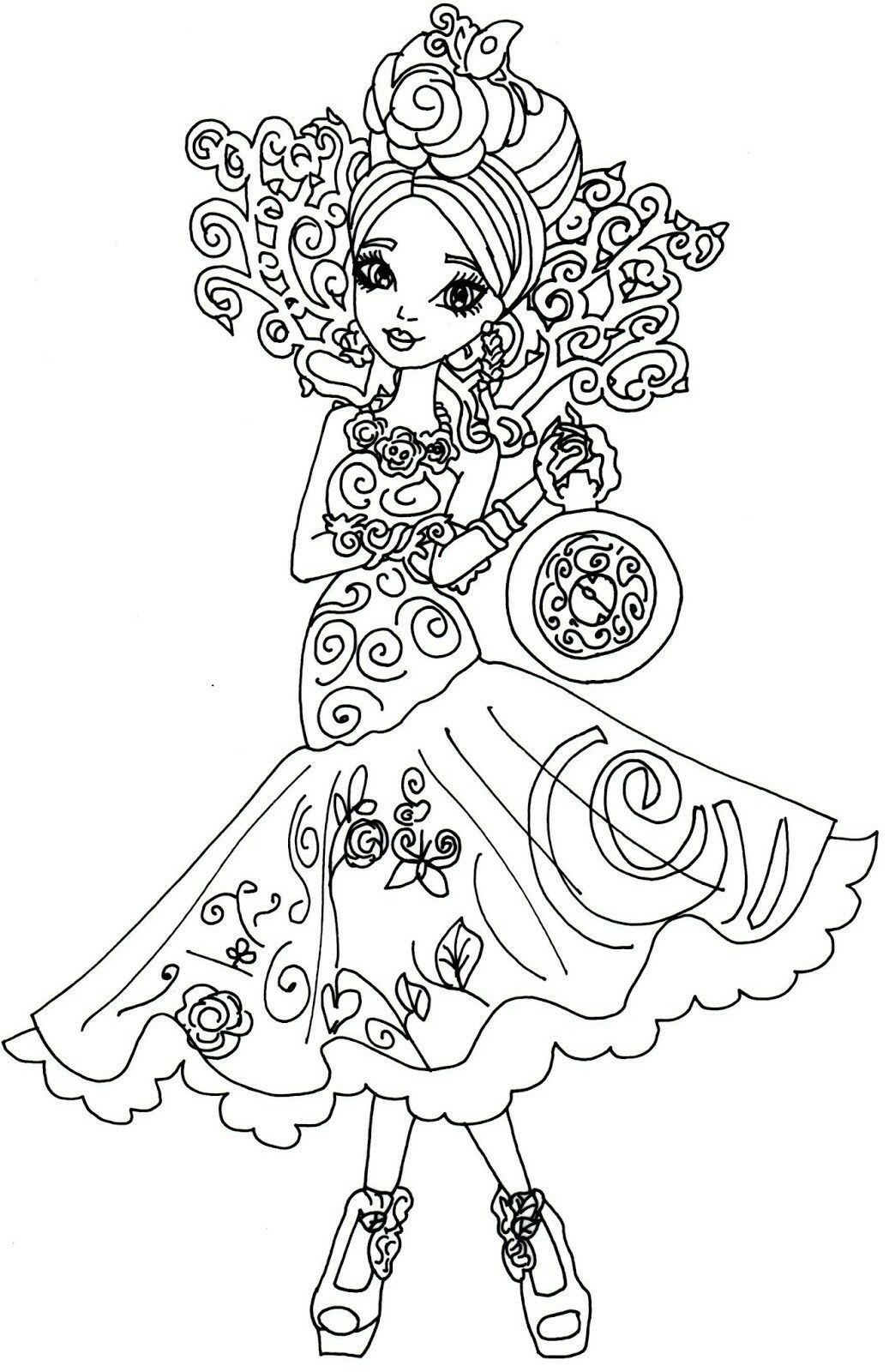 1037x1600 Free Printable Ever After High Coloring Pages Pages To Color