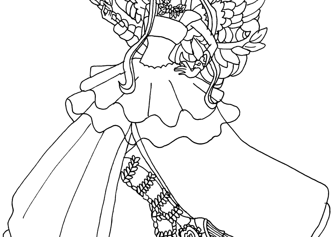 1081x768 Ever After High Coloring Pages For Kidsng Raven Queen Cerise Hood