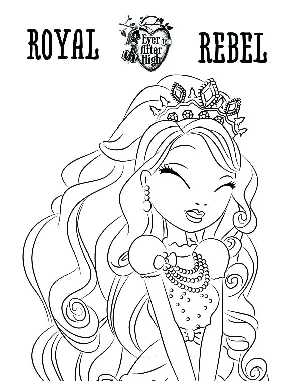 600x759 Ever After High Briar Beauty Coloring Pages Briar Beauty Ever