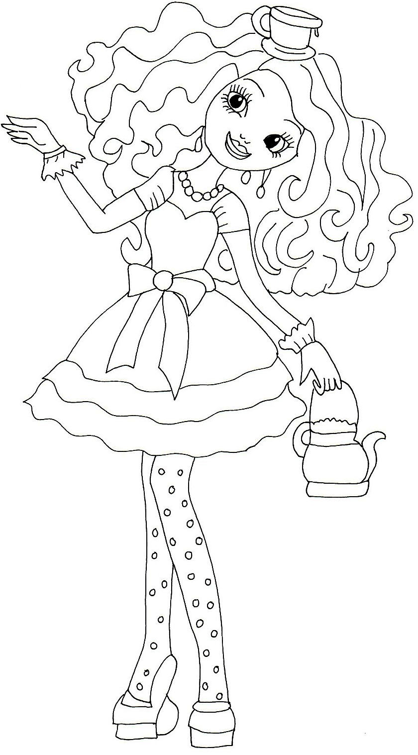 840x1517 Madeline hatter ever after high coloring page.png 2