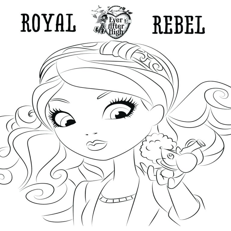 768x768 Madeline Para Colorear Maline Hatter Ever After High Ever After