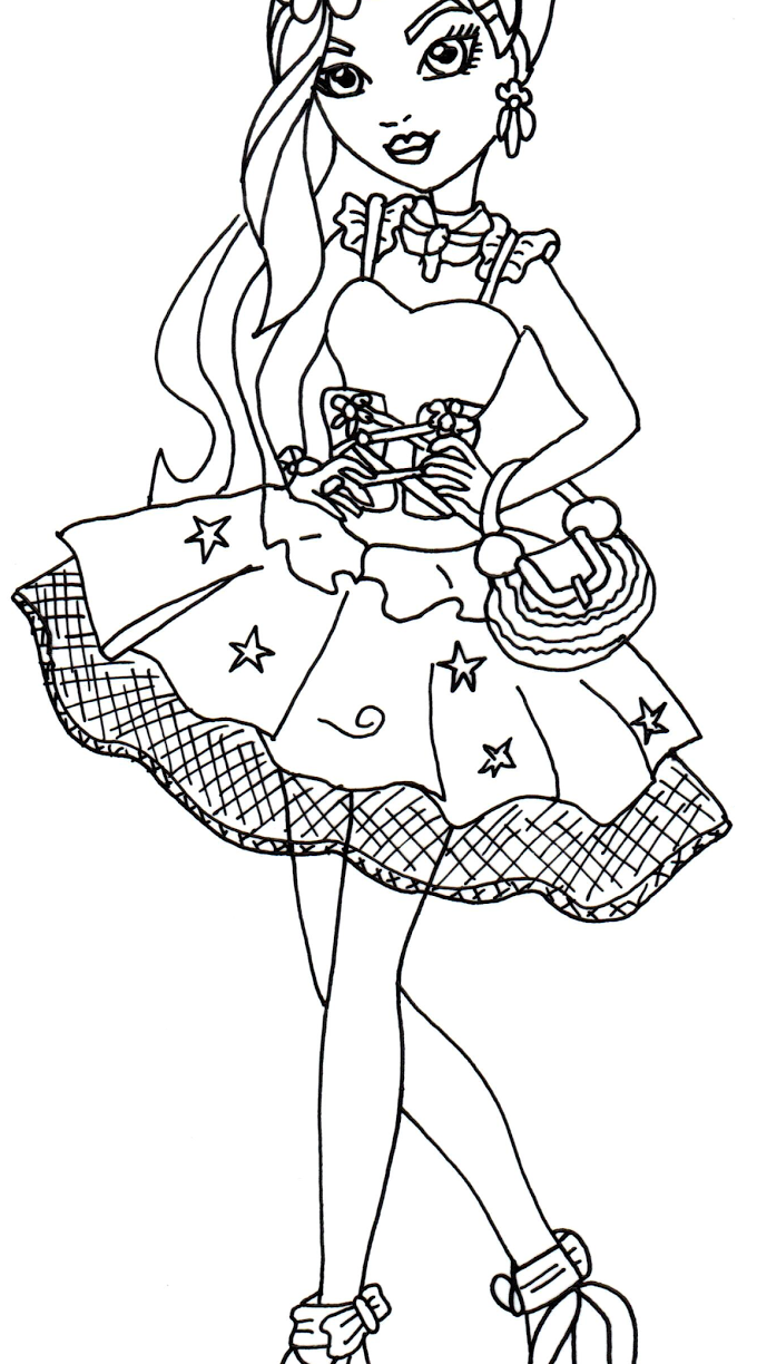 680x1224 Breathtakinger After High Coloring Pages For Kids To Print Lizzie
