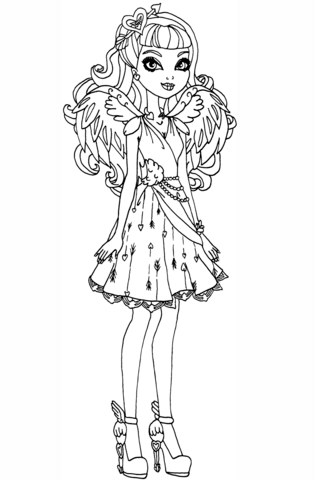 315x480 Ever After High Madeline Hatter Coloring Page