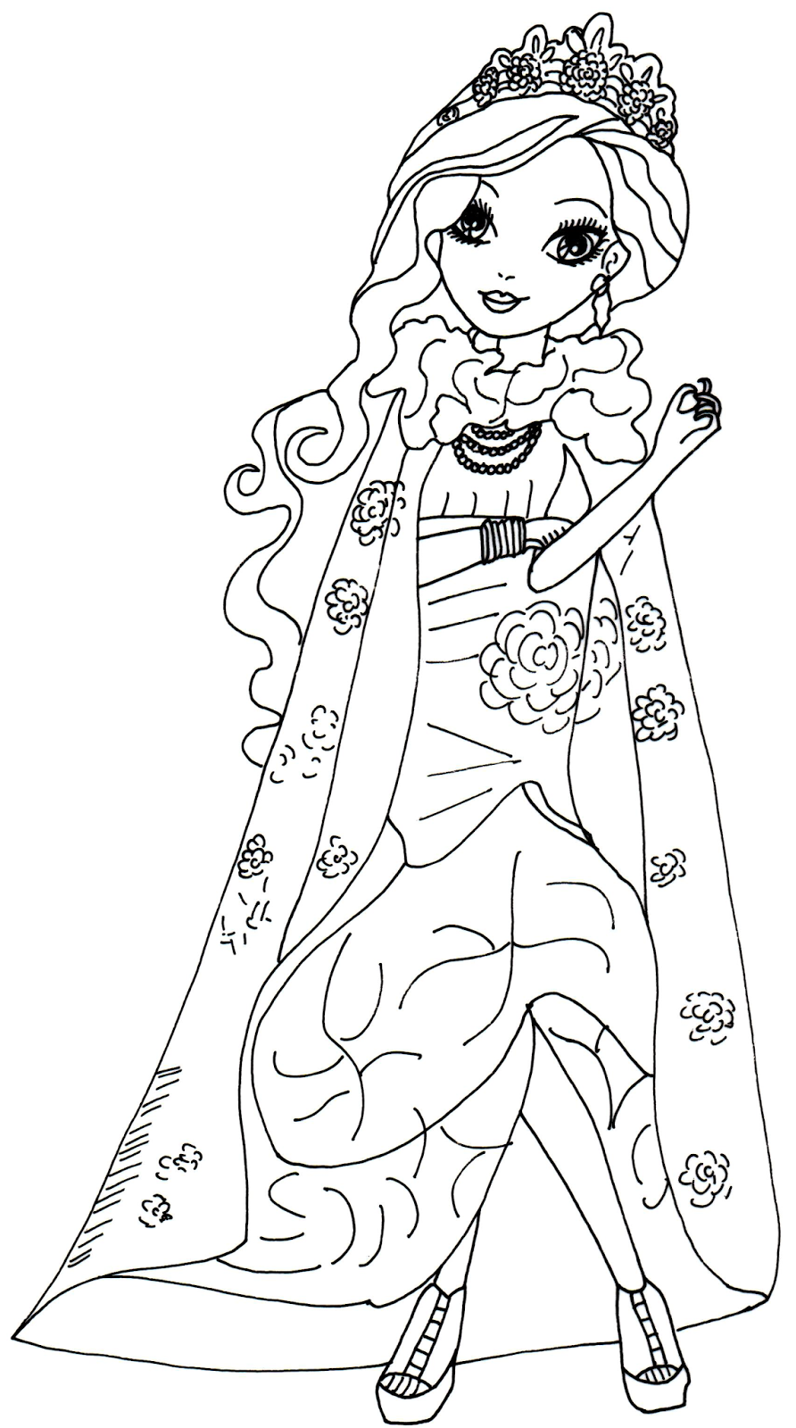 892x1600 Briar beauty legacy day coloring page.png 2 Color