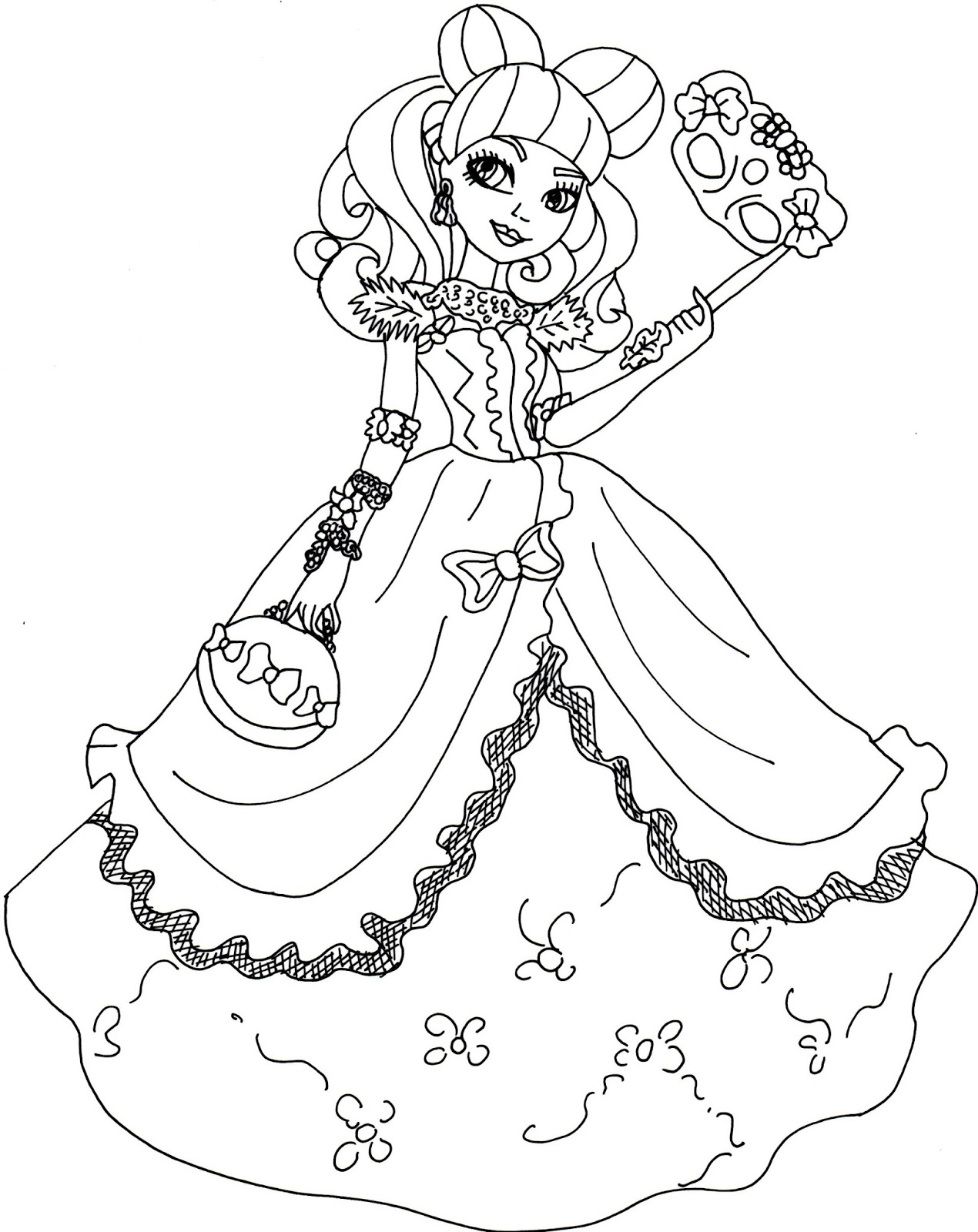 1270x1600 Inspiration Coloring Pages Raven Queen Fresh Ever After High