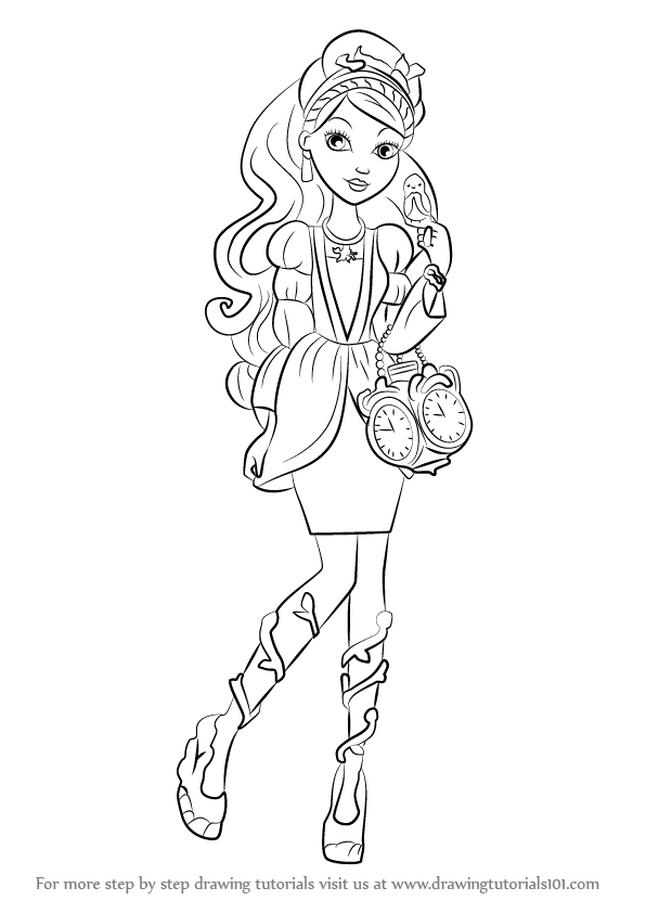 596x842 Colouring Pages Ever After High