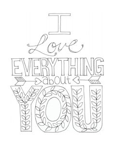 236x305 I Love Everything Coloring Print Revisited Free Printables, Free
