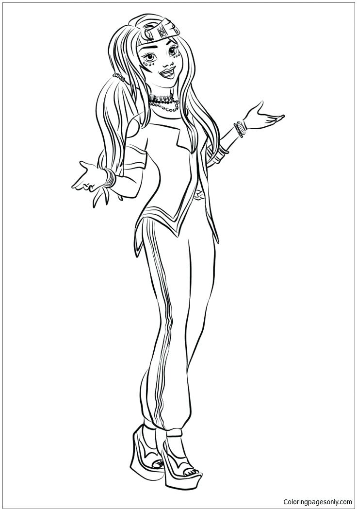 Evie Coloring Pages