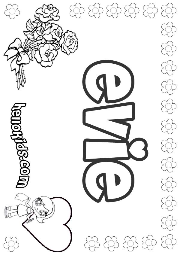 600x849 Evie Coloring Pages