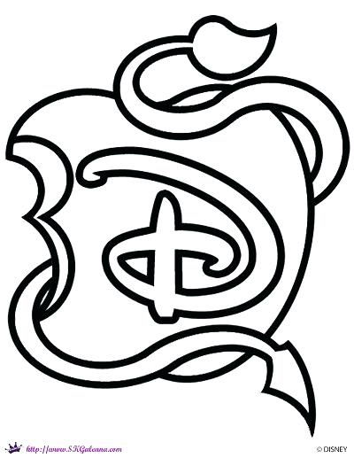 400x517 Descendants Coloring Pages Charming Decoration Descendants