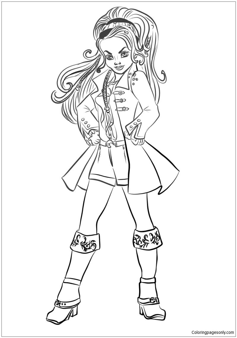 799x1139 Descendants Coloring Pages Online Best Of Descendants Wicked World