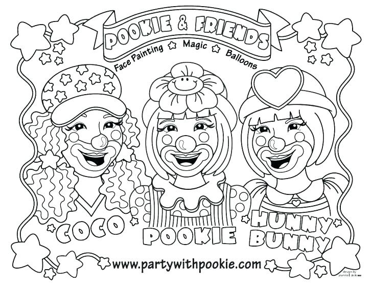 728x559 Pennywise The Clown Coloring Pages