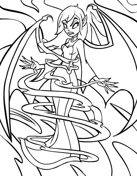 465x598 Coloring Colouring Faerie Dark Jhudora Evil Magic To Color
