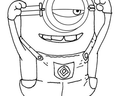 440x330 41 Despicable Me 2 Coloring Pages To Print, Evil Minion Despicable