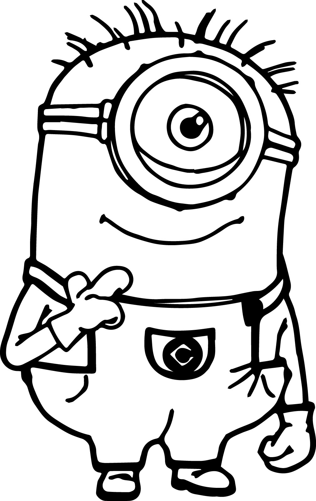 1009x1598 New Download And Print Evil Minion Despicable Me 2 Coloring Pages