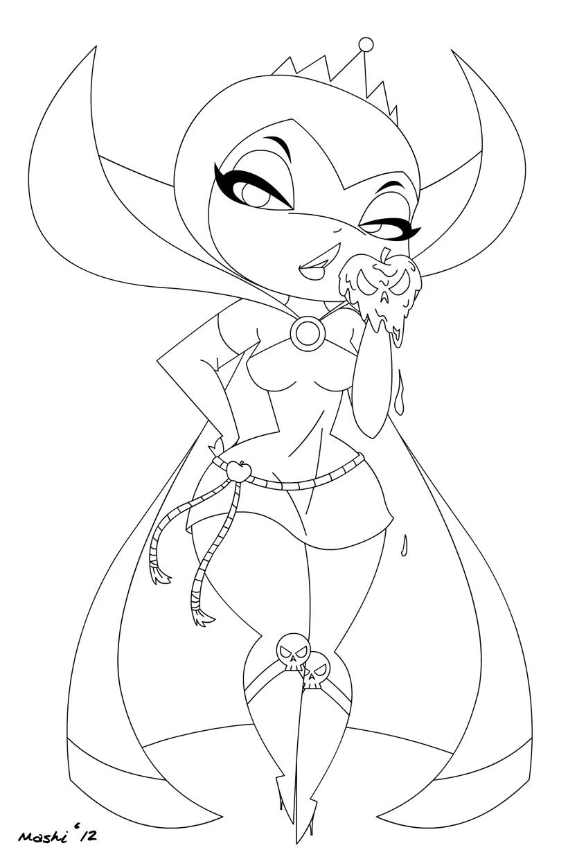 820x1240 Evil Queen Lines By On @ Coloring