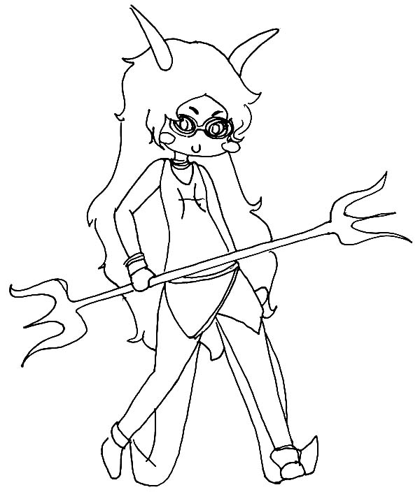 600x704 Evil Witch Trollz Coloring Pages Best Place To Color