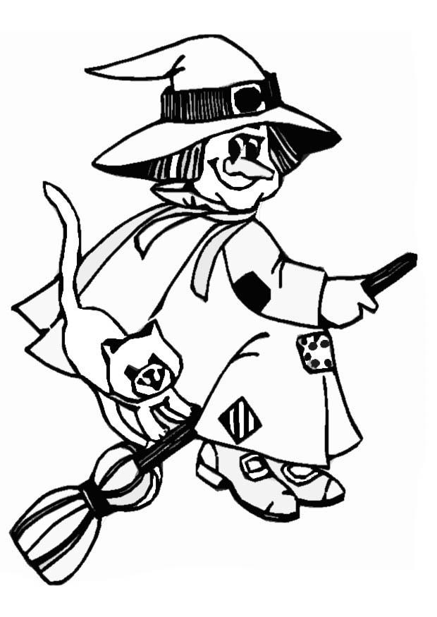 620x875 Free Printable Witch Coloring Pages For Kids