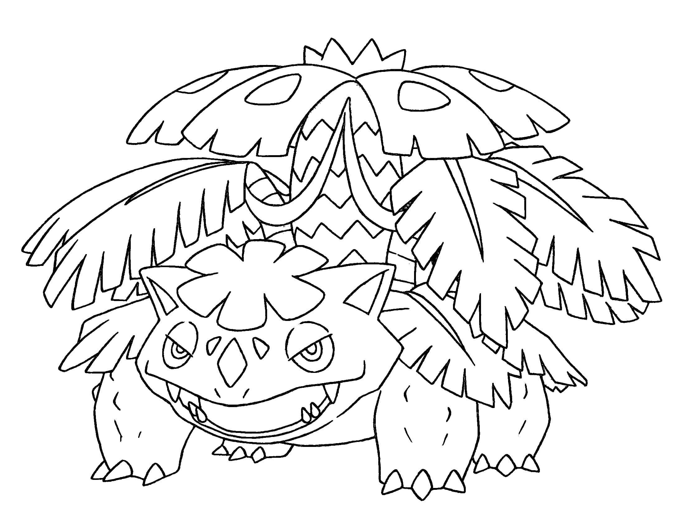 2197x1701 Httpcolorings.copokemon Coloring Pages Mega Evolution