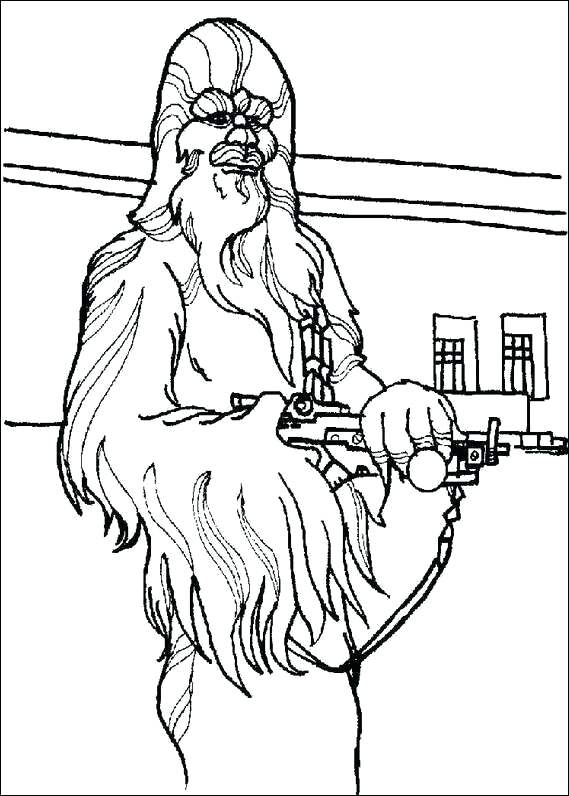 569x796 Ewok Village Coloring Pages Star Wars Chewbacca Coloring Page Ewok