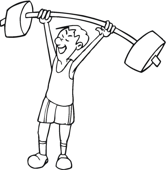 630x646 Coloring Exercises Free Exercise Coloring Pages Templates