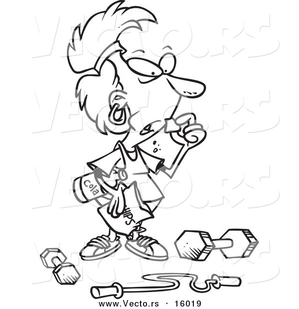 600x620 Fitness Coloring Page Free Printable Pages With Regard To Plan 4