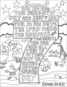 231x300 Exodus 20.8,11 Lessonskids Sunday School, Bible
