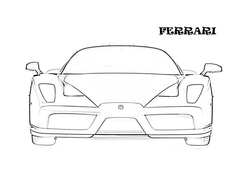 800x600 Exotic Cars Printable Coloring Page For Kids 19