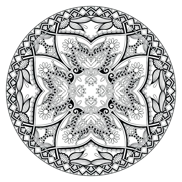 736x736 Coloring Mandala Benefits Mandala Coloring Adults Free Page Adult