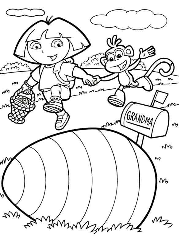 600x775 9 Best 8 Dora The Explorers Coloring Pages Images
