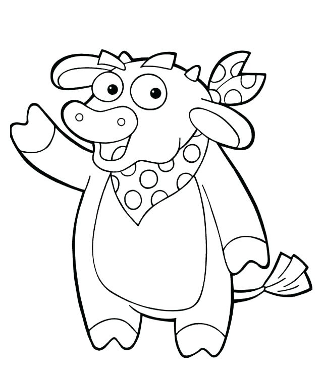 640x750 Dora The Explorer Coloring Pages Free Printable Coloring Explorer