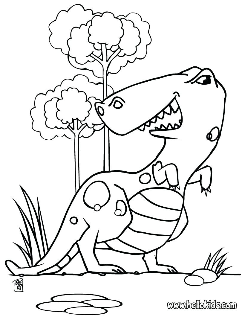 820x1060 Coloring Pages ~ Dino Coloring Pages Awesome Extinct Animals