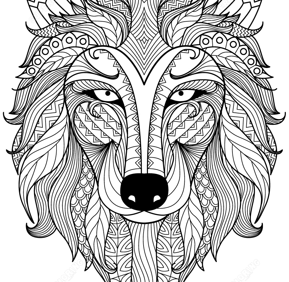 920x900 Dragon Zentangle Coloring Page Free Printable Extreme Pages
