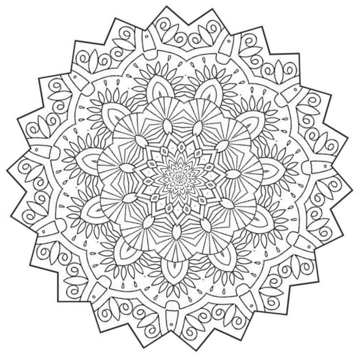 736x732 1397 Best Mandalas Images On Coloring Books, Coloring
