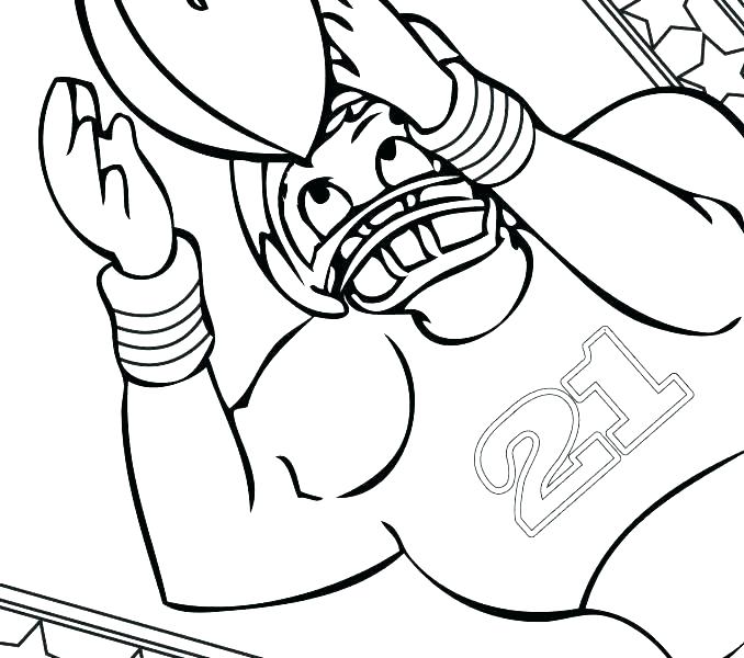 678x600 Sports Coloring Pages For Kindergarten
