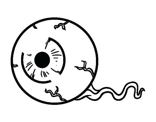 600x470 Spooky Eyes Coloring Pages Eyes Coloring Page Eyeball Coloring