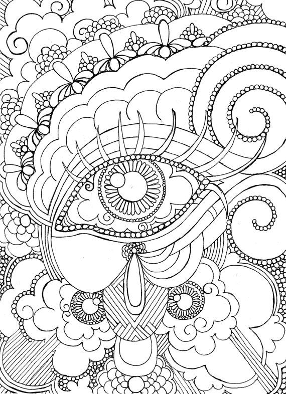 570x786 Eye Want To Be Colored, Adult Coloring Color Adult
