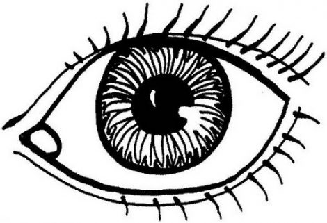 470x321 Eye Coloring Page Exprimartdesign