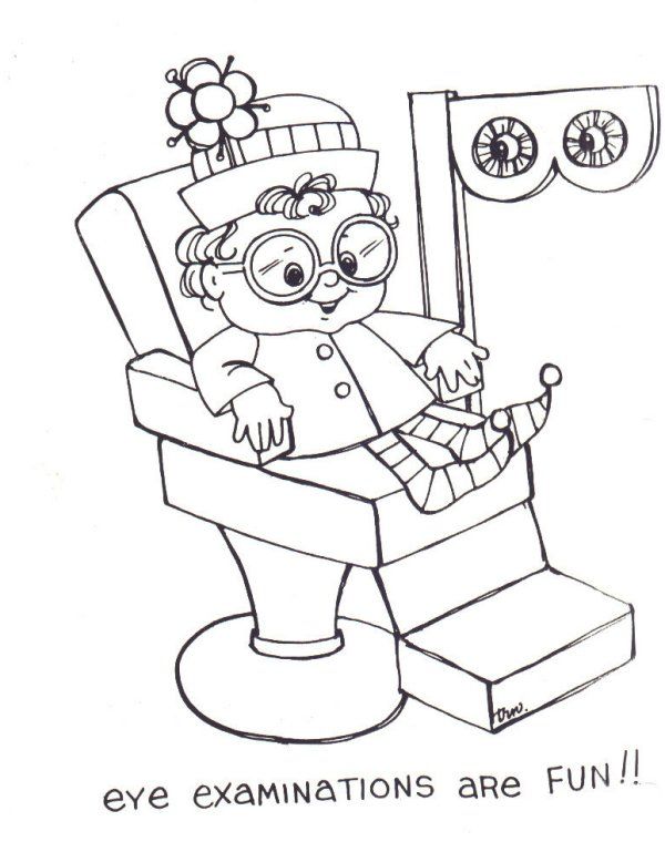 600x760 Free Eye Care Coloring Sheets Optometry Practice