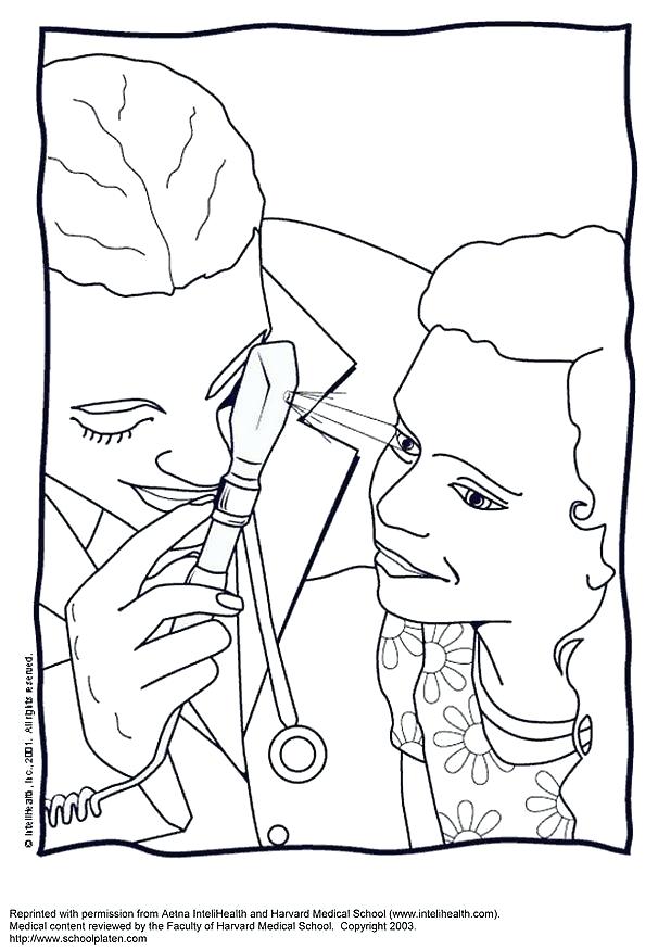 618x874 Doctor Coloring Page Eye Coloring Pages Doctors Office Coloring