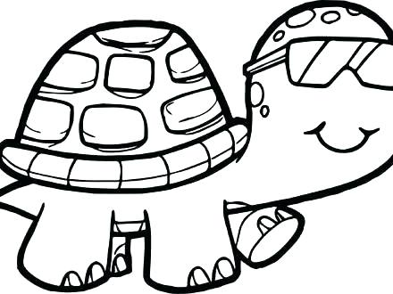 440x330 Tortoise Coloring Page Find A Color By Musical Note Coloring Page